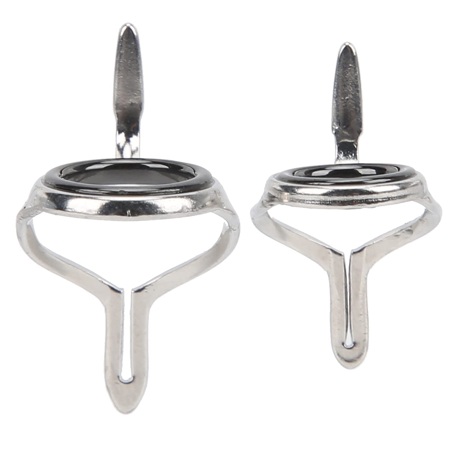 THKFISH 50 pz Guide Canna Da Pesca Punte K di Riparazione Superiore FAI DA TE 1.8-3.6mm Canna Da Pesca Costruzione Anelli Occhi Punta del palo Set di Sostuzione Superiore  18