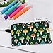 Fashion Small Canvas Coin Purse for Men Women Portable Coin Bag Mushroom Change Zipper Pouch Makeup Organizer Bag