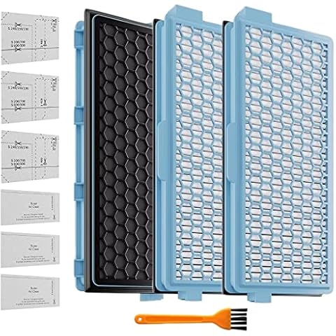 3 Sätze Filter für Miele Compact C1 & C2, Complete C2 & C3, S8340 Staubsauger Cover