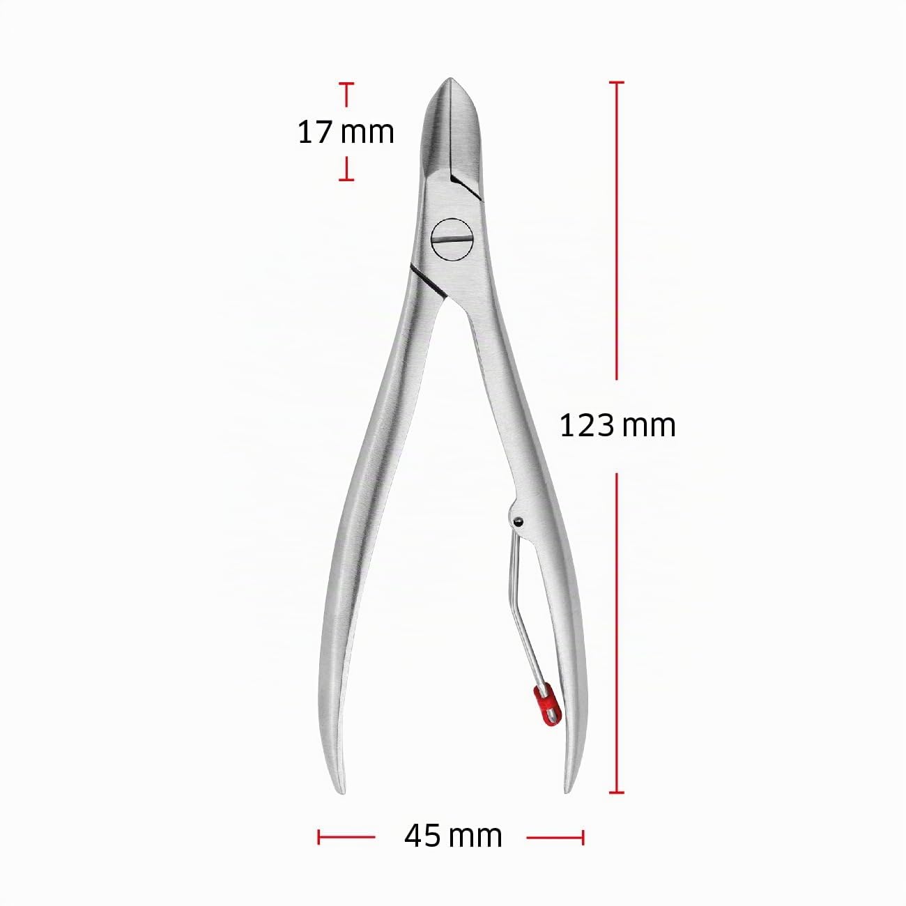 ZWILLING Alicate para uñas (cortaúñas profesional, filos cortantes para uñas fuertes, forma ergonómica, hipoalergénico), pulido, plata, 125 mm