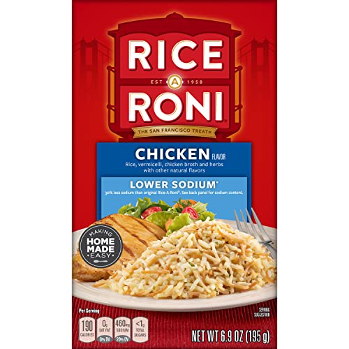 Rice-A-Roni Lower Sodium Chicken Rice Mix, 6.9 oz