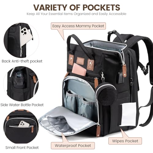 Essential Diaper Bag Backpack for Moms & Dads