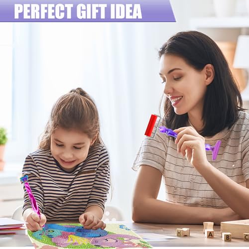 Image of Diamond Art Pens Tools Diamond Painting Accessories Kits with Screw Metal Tips Roller Diamond Painting Pen Bead Dot Drill Pens for Diamond Art Craft Nail