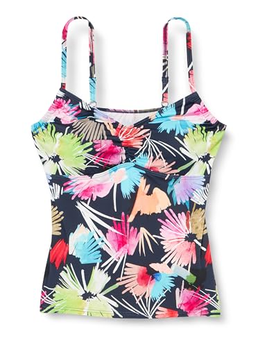 Firefly MEA Tankini-Oberteil Navy Dark/Flower 36