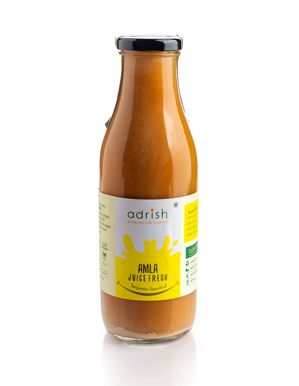 Adrish Zerowaste Organic Fresh Amla Juice 500 ml-picture-15