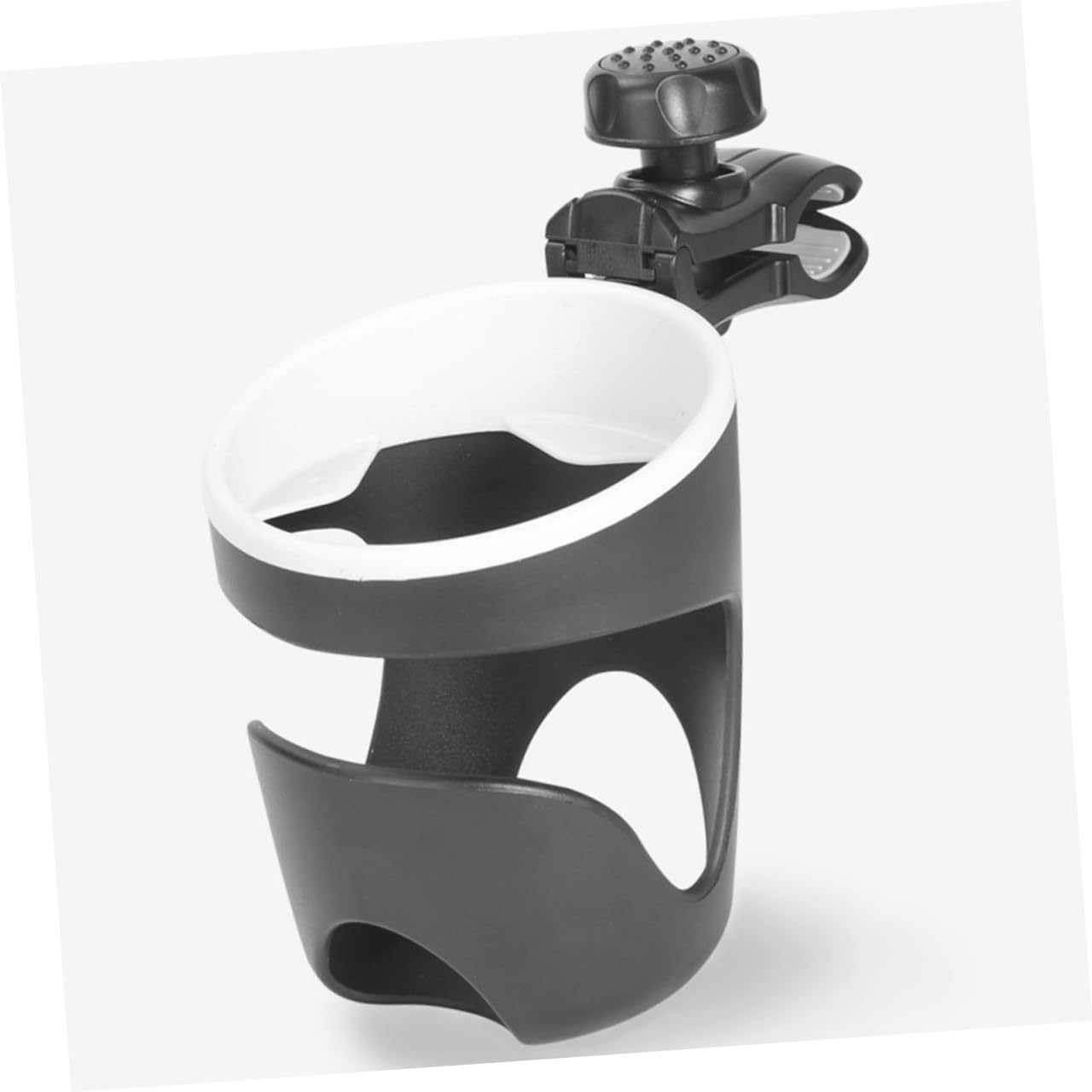 SUPVOX 2 Pezzi Portabicchiere Per Passeggino Robusto Portabicchieri Per Passeggino Porta Di Bevande Passeggino Portabottiglie Per Passeggino Tazza Bottiglia Plastica Abs Nero