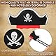 JOYUE Piraten Kindergeburtstag Set, 36 Stk Piraten Spielzeug Kindergeburtstag Gastgeschenke, Piratenhut Augenklappe Pirat Schnurrbart Tattoos für Kinder Geburtstag Piratenparty Halloween Maskerade