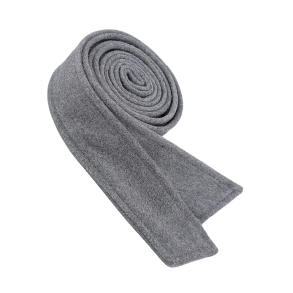 ESTCNK Trench Coat Waist Belt for Female Winter Wool Coat Selftied Belt Outerwear Sash, Light Grey, As detailed description