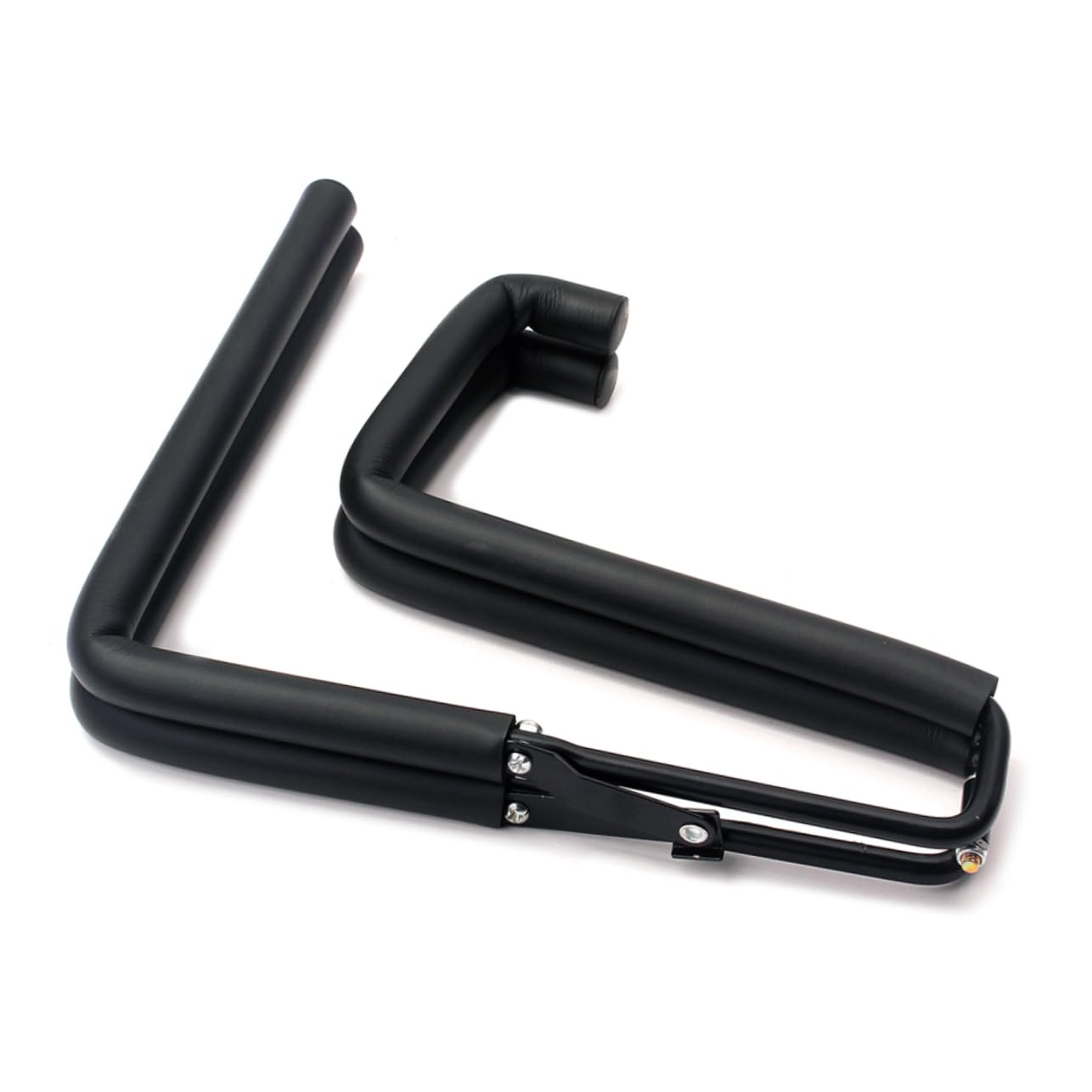 HANABASS Folding Mini Guitar Stand Holder Display Stand for Acoustic Electric Guitars Ukuleles and More Space Saving Design Black