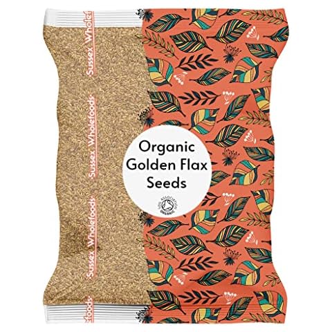 Sussex Wholefoods Golden Flax seeds, Linseed 1kg Cover