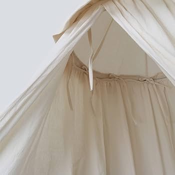 Amazon.com: IBIZA VIBE MAMERIA Kids Bed Canopy with Frills