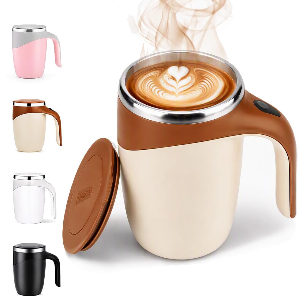 Automatic Magnetic Stirring Coffee Mug, 2027 New Portable Travel Mug,Coffee | Auto Self-Stirring, Magnetic Stirring, Travel Ready