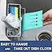 3-In-1 Sponge Holder for Kitchen Sink with Suction Cups & Adhesive Hook , In-sink Sponge Holder, Wall Hanging Sink Caddy Organizer Rack - Sponge, Dish Cloth, Brush, Scrubber - 304 Stainless Steel