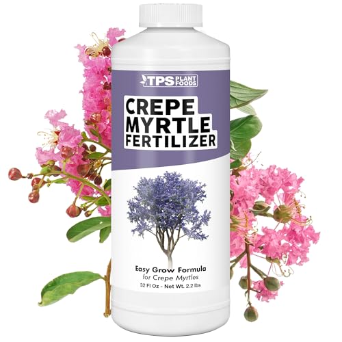 Crepe Myrtle Fertilizer, Complete Liquid Crepe Myrtle TreePlant Food, 32 oz (1 Quart)