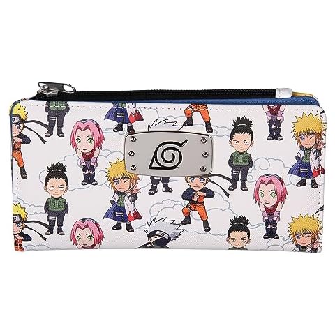 Bioworld Naruto Chibi Figures Wallet Cover