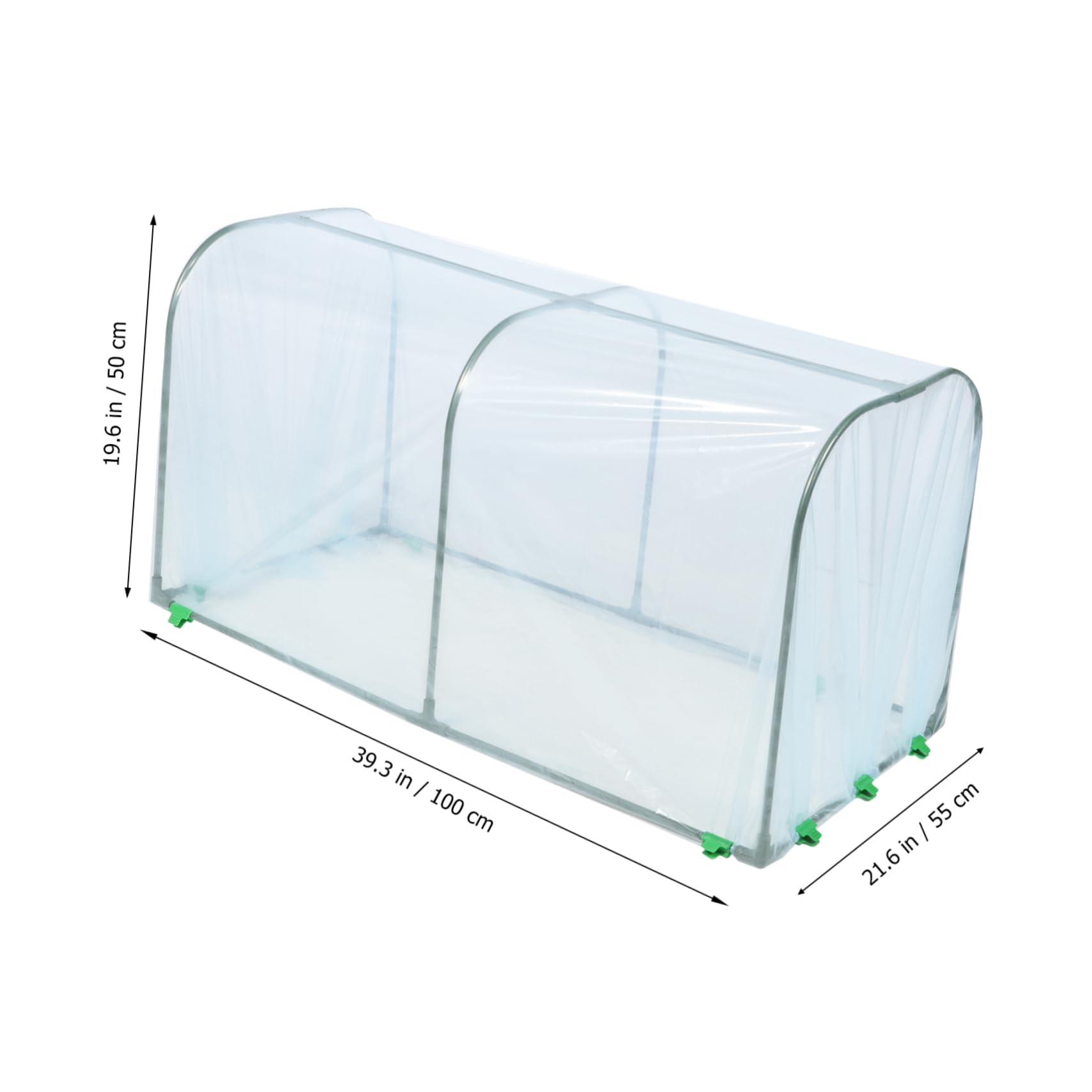 BESPORTBLE Invernadero de Flores para Jardín, Cubierta a Prueba de Frío y Nieve, Protección Térmica para Plantas en Invierno, Funda Transparente Plástico Duradero