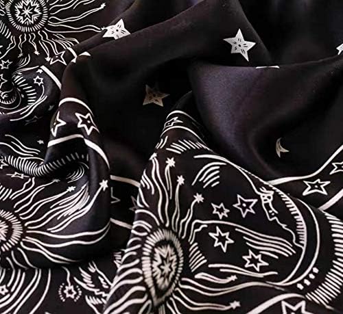 ANDANTINO 100% Mulberry Silk Scarf -21” Lightweight Square Neckerchief – Breathable Digital Printed Scarves with Gift Packed - Image 4