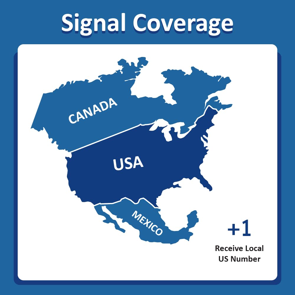 Carta SIM USA 21 giorni per viaggiare! Dati illimitati, chiamate e messaggi in USA, Canada e Messico. SIM prepagata per turisti.