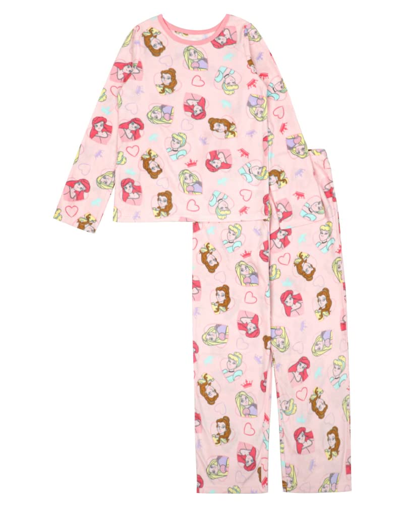 Disneygirls Piece Loose Fit Set Princess Pajamas Soft Cute