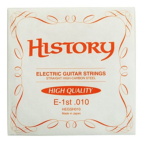 HISTORY HEGSH010 HIGH QUALITY 日本製 エレキギター弦 1弦用バラ弦10本セット .010 ハイクオリティ (ヒストリー)