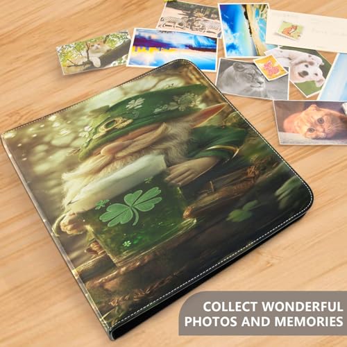 Álbum de Fotos Autoadhesivo Scrapbook DIY FLildon 40 Páginas 11.8 x 11.2 pulgadas Cubierta de Cuero PU miniatura 5