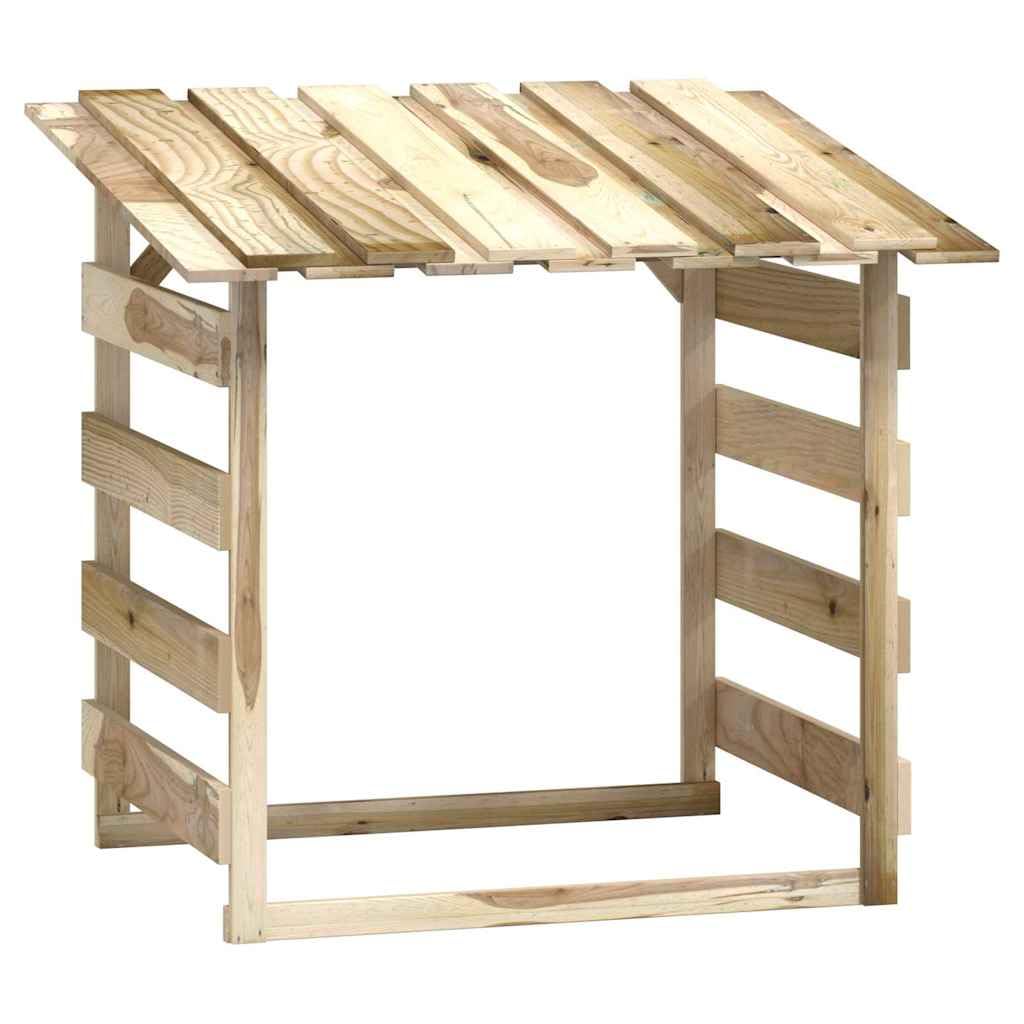 Pergole z dachem 2 szt. Impregnowane drewno sosnowe 100x90x100 cm