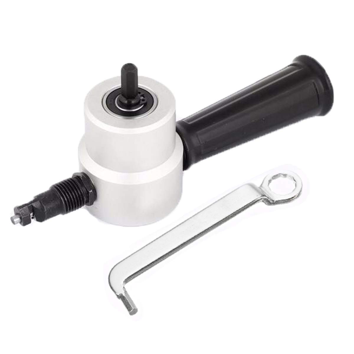 YT-160A doble cabeza hoja metal Nibbler cortador con caja de metal accesorio taladro hoja de metal cortador