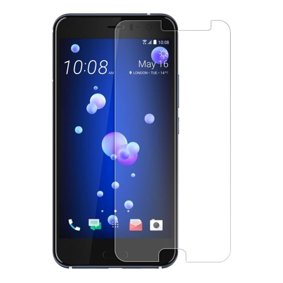 TMConcept® Protector de pantalla para HTC U11 HTC U11 Dual Sim (vidrio templado HQ ultra resistente contra roturas y arañazos), ultrafino (0,26 mm) con bordes redondeados, fácil de instalar y