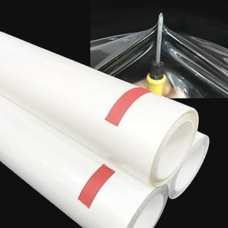 Paint Protection PPF Film Clear Transparent PPF Film Vinyl Wrap Headlight Protection Coat Anti Scratch Anti Yellowing Door Sill Protector PPF Film 12inchx72inch (30.48 * 182.88cm)