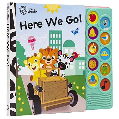 Image of Baby Einstein - Here We Go! 10-Button Sound Book - PI Kids (Play-A-Sound)