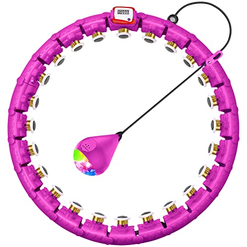Smart Fitness Hoola Hoop Reifen Erwachsene 24 bewegliche und verstellbare...