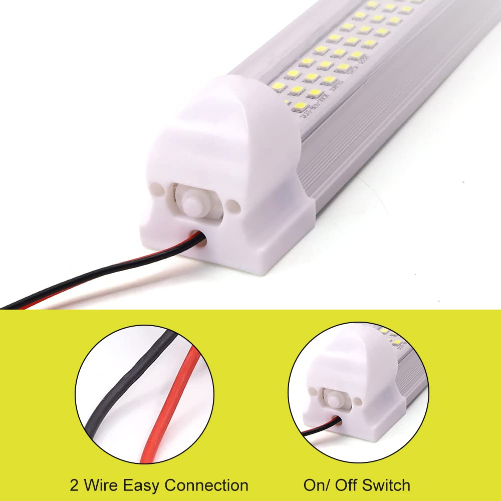 12V LED RV Ceiling Dome Lights RV Interior Lighting Roof Lights With On Off Switch For Trailer Camper Car Rv Boat - View #7