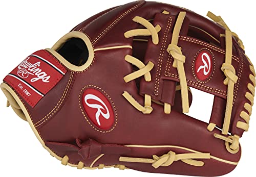 Rawlings Sandlot Series Leather Conventional Back Gloves, 11-1/2", Right Hand Throw #TOP1
