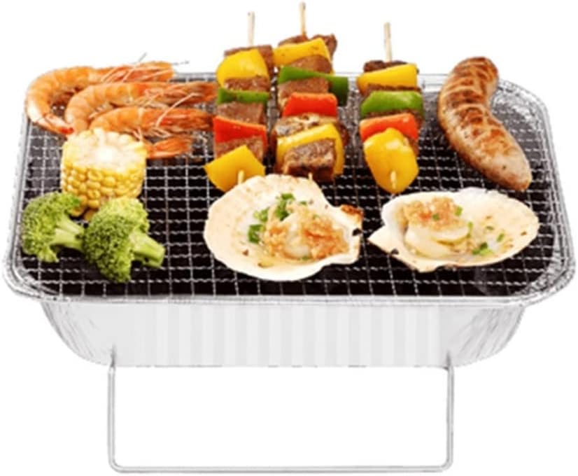 HBJWOV 1pcs Barbecue Reusable Grill Sticks Bbq Fork Utensil Kitchen Outdoor Camping Accessories