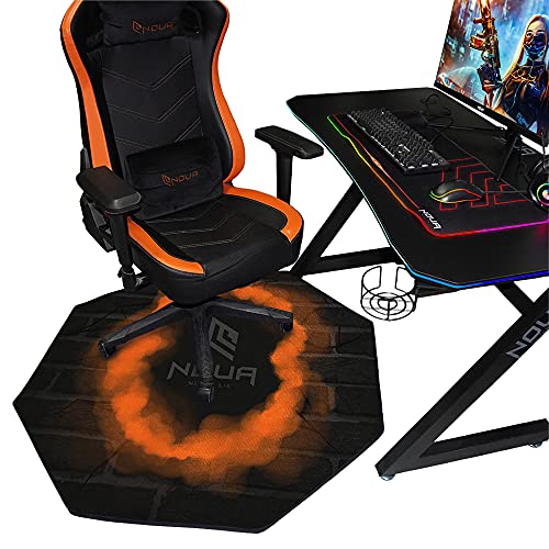 Clubs FloorPad Tappeto Gaming da Pavimento per Sedia da Gioco Ufficio con Base Antiscivolo Antigraffio Protezione Resistente all’Acqua - Sedia gaming - Immagine 2