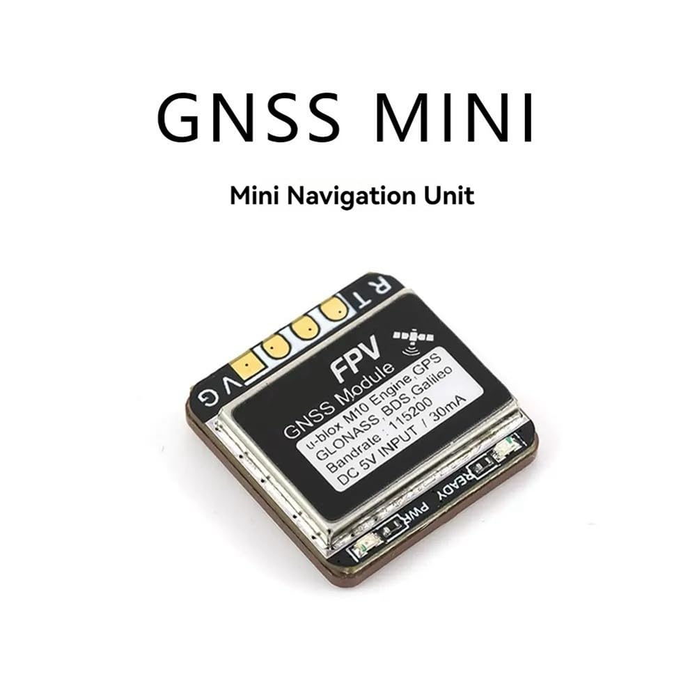Module GNSS Mini M10 GPS UBX NMEA Double Protocole 10Hz avec Antenne en Céramique Intégrée pour Avion RC FPV Longue Portée