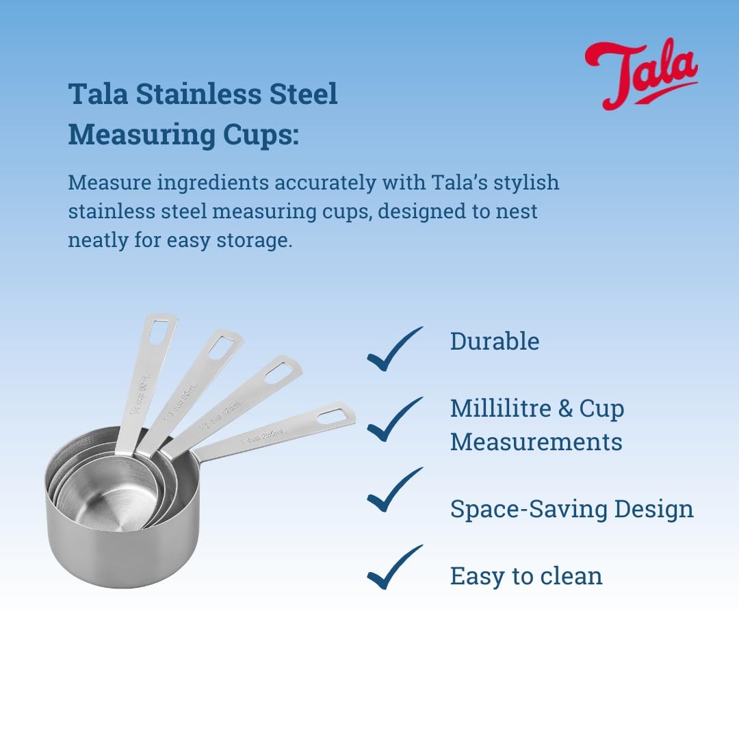 Lacor 5-teiliges Messbecher Set - BPA-frei & Stapelbar