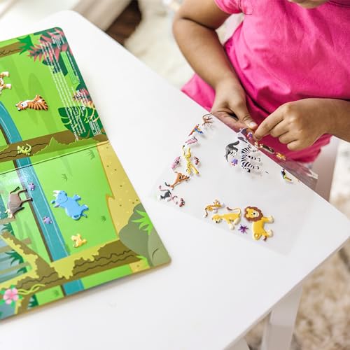 Melissa & Doug Puffy Sticker Activity Books Set - Farm, Safari, and Chipmunk Reusable Stickers, Restickable Puffy Sticker Books for Kids Ages 4+ - FSC Certified - image 8