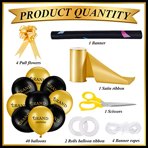 Image of Mixweer Grand Opening Ribbon Cutting Ceremony Kit, Black Gold
