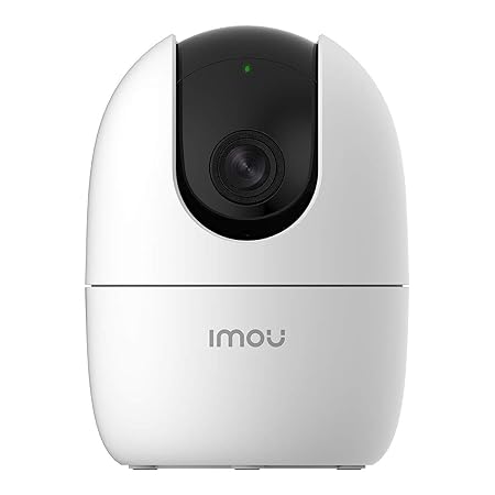 Imou Ranger 2-D, 360 degree Coverage, AI Human Detection, Privacy Mode, Human Detection,1080P, Built-in Siren,Wireless, Smart Tracking, Privacy Mode, Night Vision, Two-Way Talk, Cloud, White