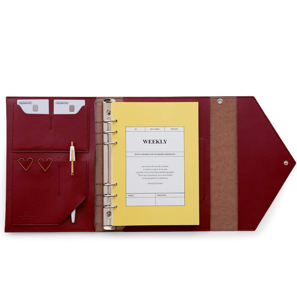 Amazon.co.jp: Funnymade CLUTCH 6穴 DIARY COVER - A5 オーガナイザー