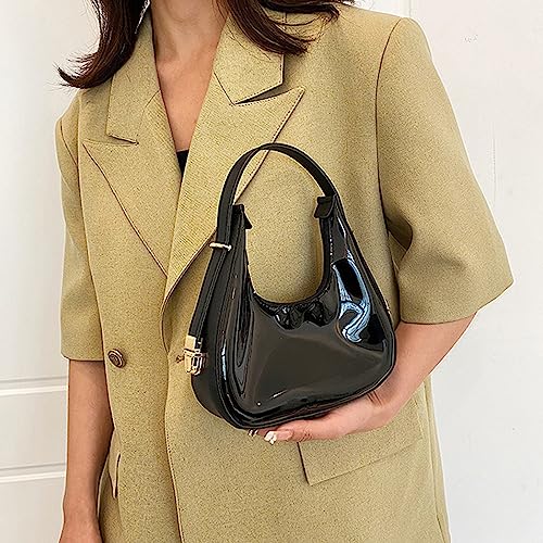 Transparent Clear Jelly Underarm Bag Shoulder Bag for Women Luxury Purses and Handbags Sactchel Bag3