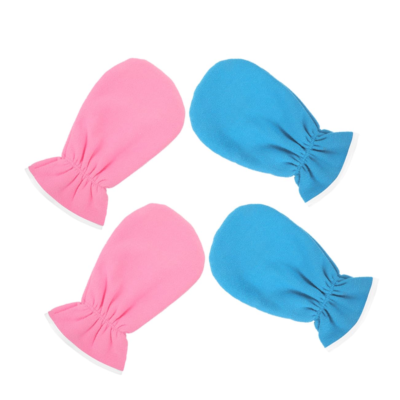 HAPINARY 2 Pairs Manicure Gloves Uv Protection Moisturizing Spa Mittens for Women Overnight Hand Care Paraffin Wax Mittens