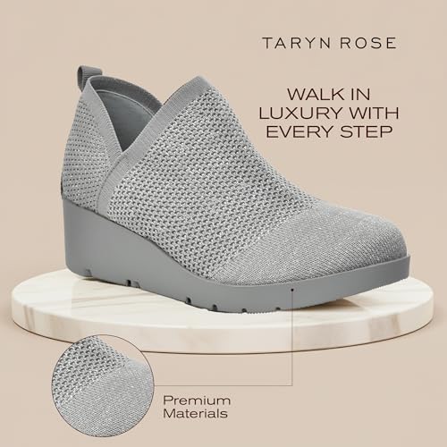 TARYN ROSE Women's Kabe Comfort Wedge Sneaker – Lightweight Knit Upper, Cushioned Footbed, Slip-On Design by TARYN ROSE - Used condition - Image 3