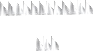 YARNOW 120 Pçs Sinos De Vento DIY Sinos De Vento Kits DIY Acessórios De Música Tubos De Sinos De Vento Tubos De Sinos De Vento DIY Tubos De Sino De Vento Peças De Sino De Vento