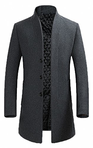 Men's Classical France Style Warm Wool Coat #1W1F153160123