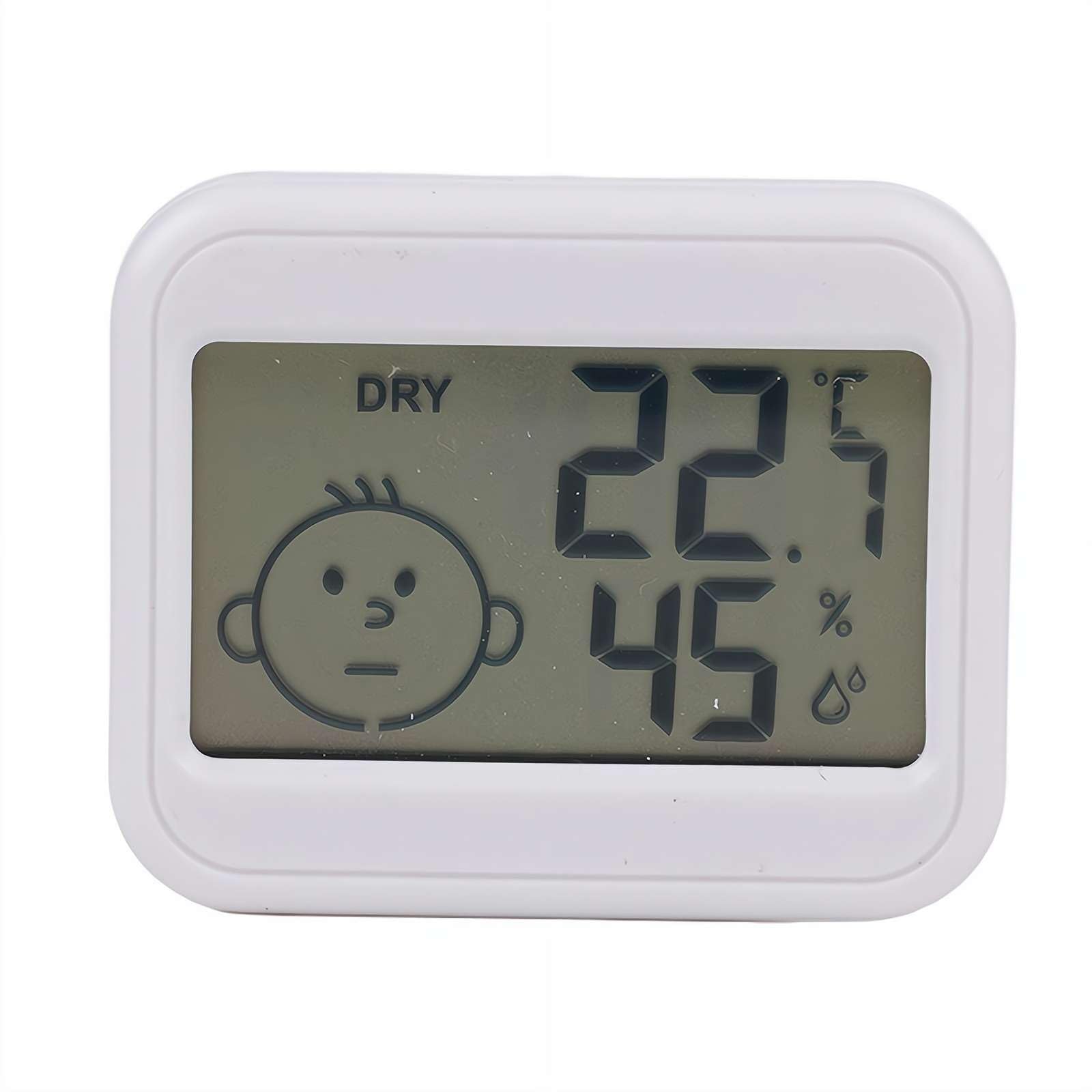 Compact Portable Mini Digital Thermometer Hygrometer High Precision Indoor Temperature Humidity Meter for Baby Room Greenhouse Bedroom Home Temperature Monitor