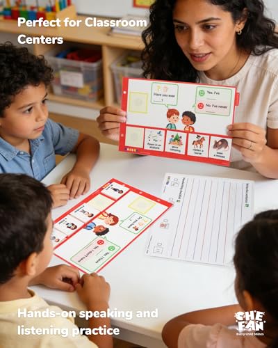 CHEFAN Sentence Building for Kids, Speech Therapy Conversation Cards - image 5