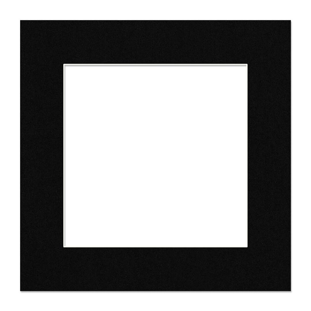 Alison Kingsgate 60X60CM Black Picture Mount for frames - 40X40CM Aperture