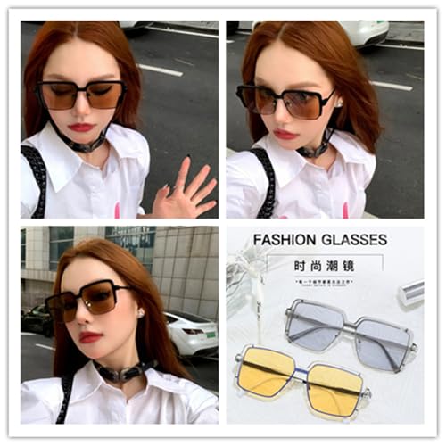 Clear Glasses Frame for Women Vintage Alloy Sunglasses Female Square Eyewear2